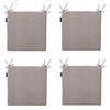 SITZKISSEN Panama 40/40 cm 4er-Set - Taupe, Textil (40/4/40cm) - Madison