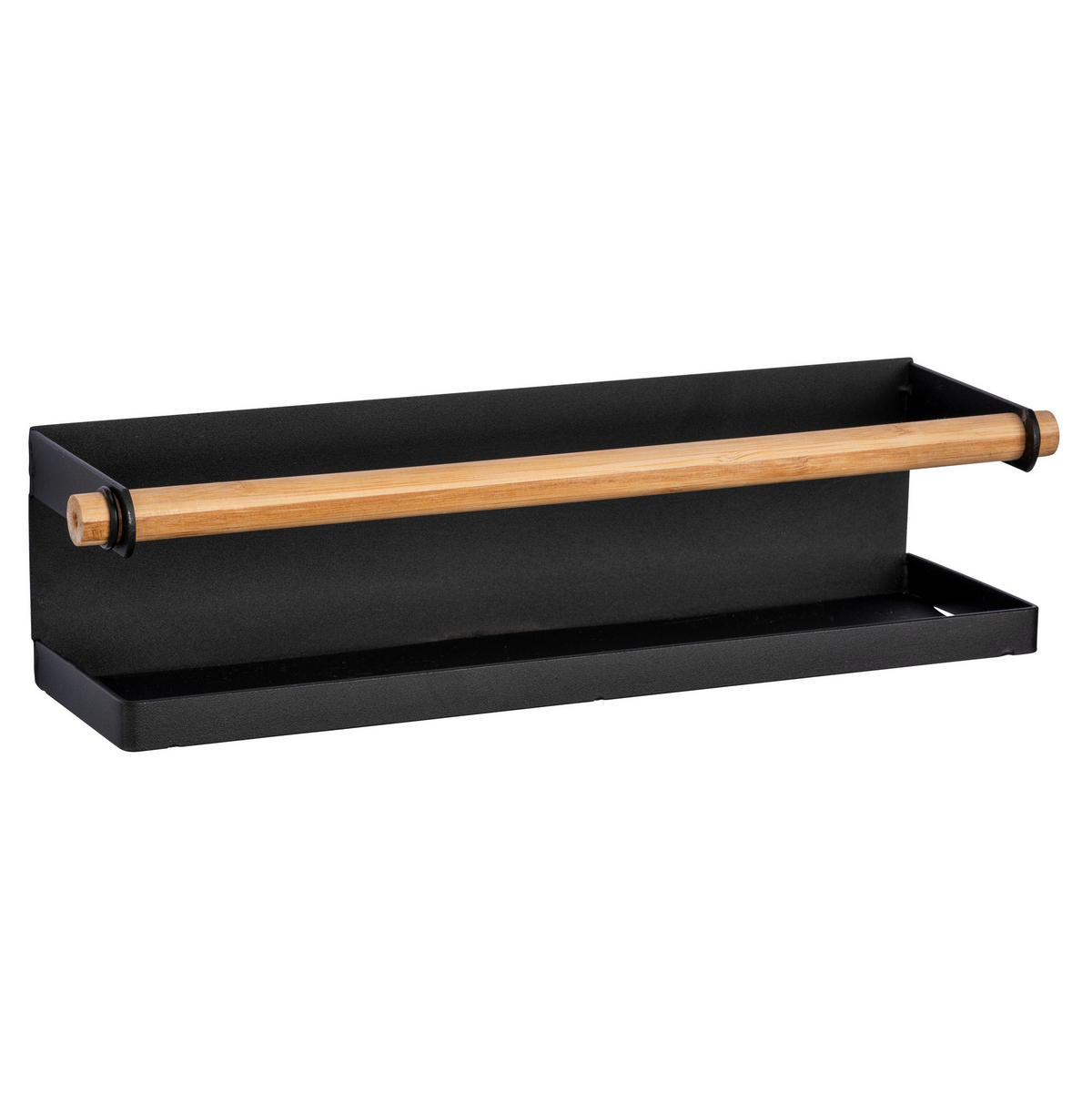 KÜCHENROLLENHALTER Magna 32 cm - Schwarz, Metall (32/8/8cm)