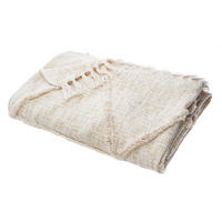 TAGESDECKE 130/180 cm - Beige, Naturmaterialien (130/180cm) - Atmosphera Createur d´interieur