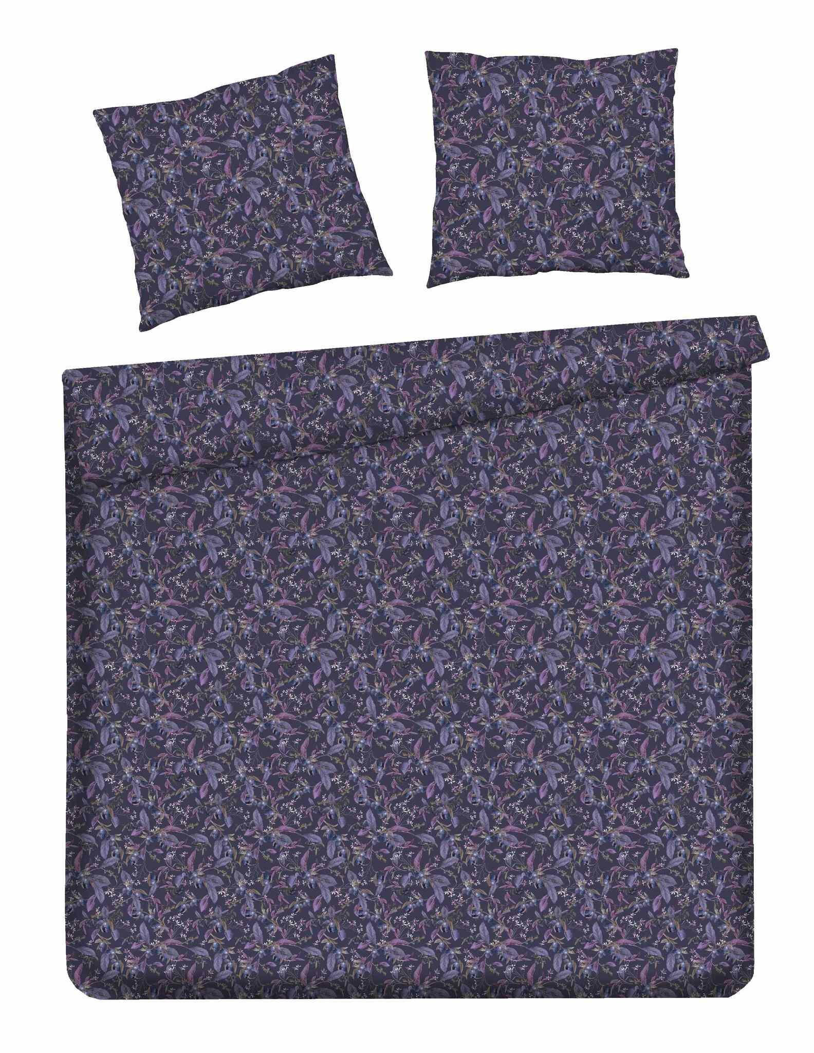 BETTWÄSCHE Veriso - Violett, Textil (200/220cm) - home&you