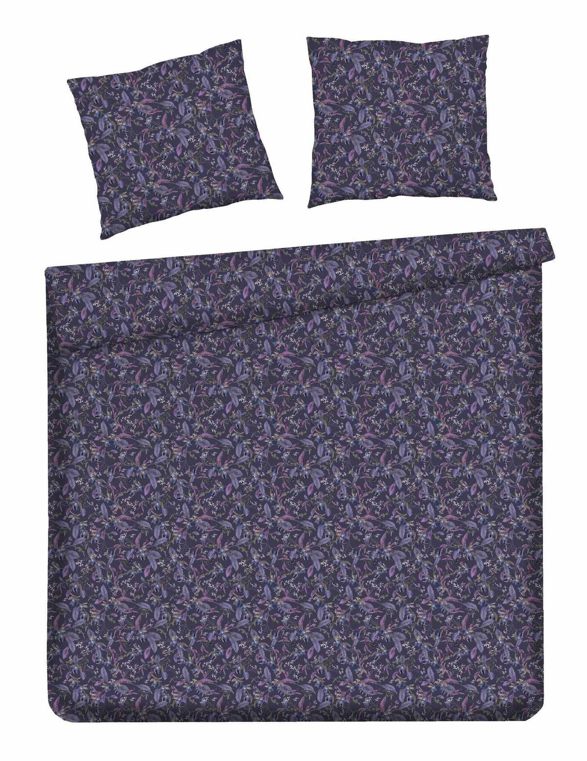 BETTWÄSCHE Veriso - Violett, Textil (200/220cm) - home&you