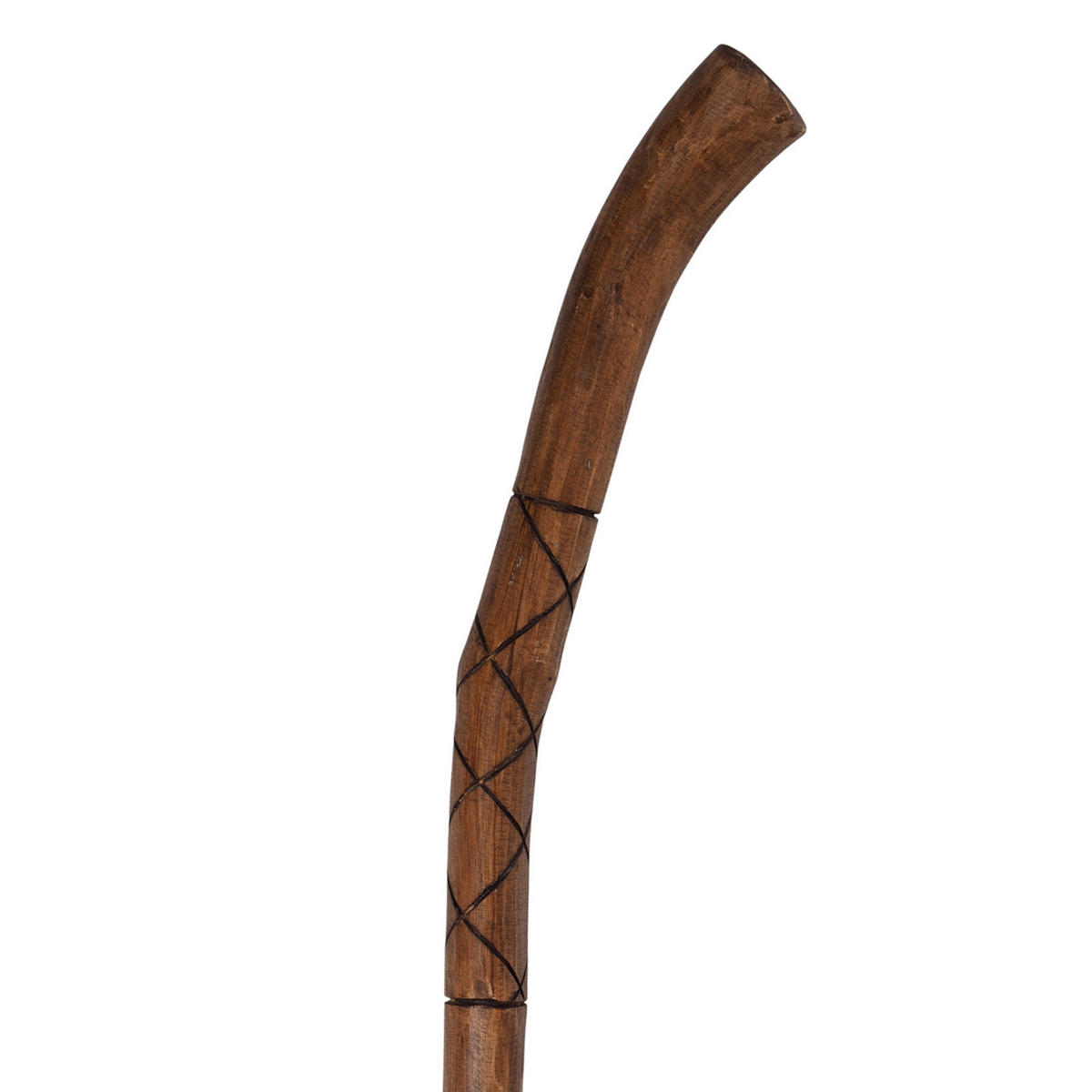 DEKO-WANDERSTOCK Walk 120 cm, Teak Massivholz naturfarben - Naturfarben, Holz (4/120/4cm) - CREEDWOOD