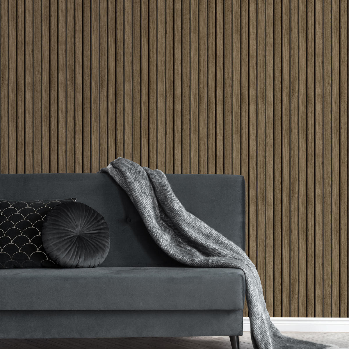 VLIESTAPETE - Wood Strokes Natural - Beige, Papier/Kunststoff (52/1000cm) - Easy Decor