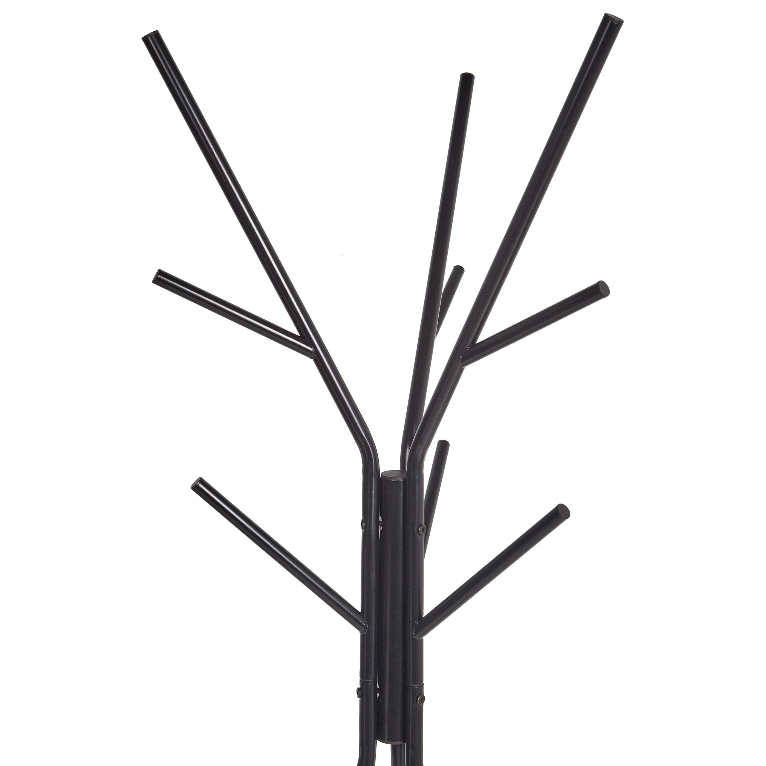 GARDEROBENSTÄNDER Metall schwarz 181 cm Wray - Schwarz, Metall (33/180/33cm) - Beliani