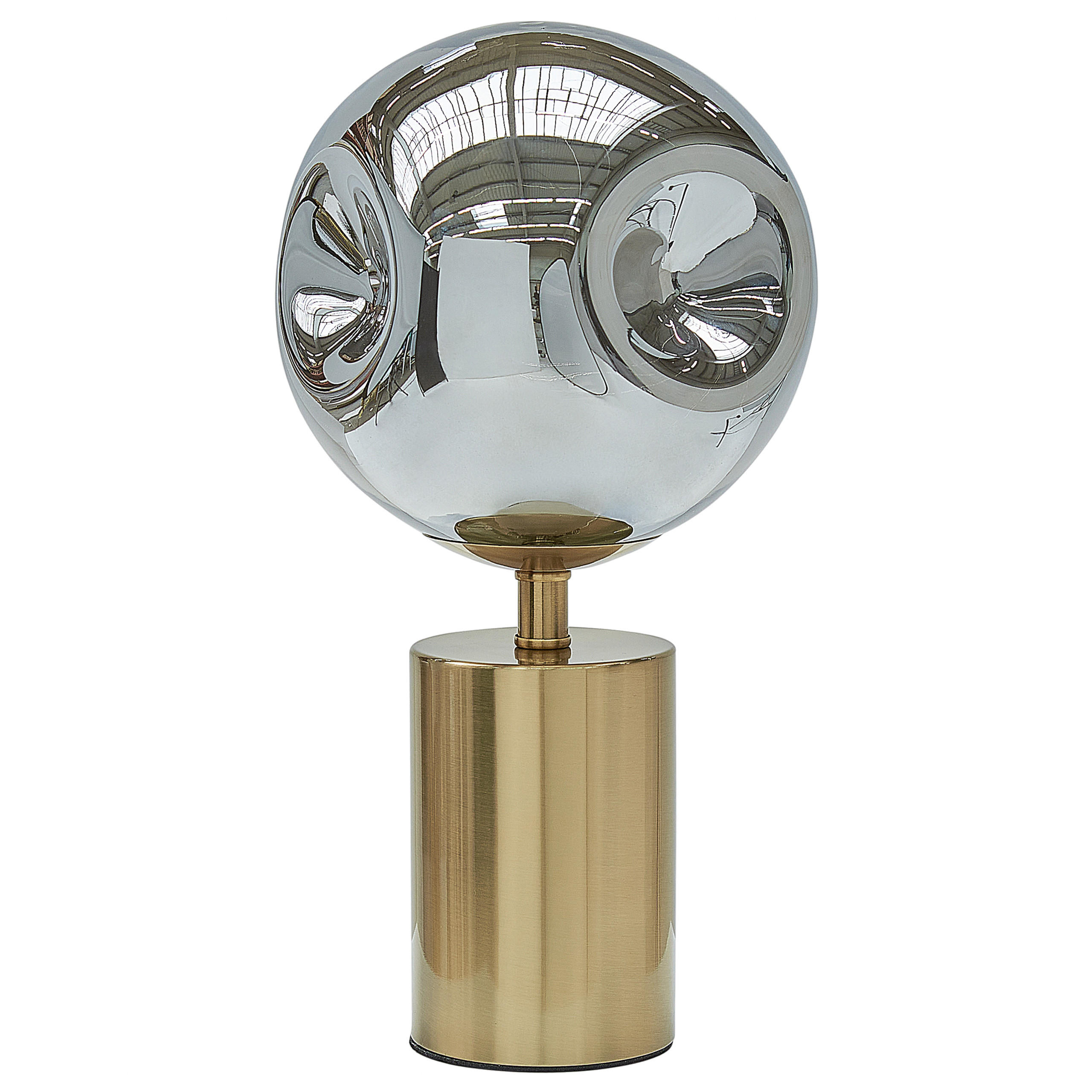 TISCHLEUCHTE Boyd 20/20/45 cm - Messingfarben, Metall (20/20/45cm) - Beliani