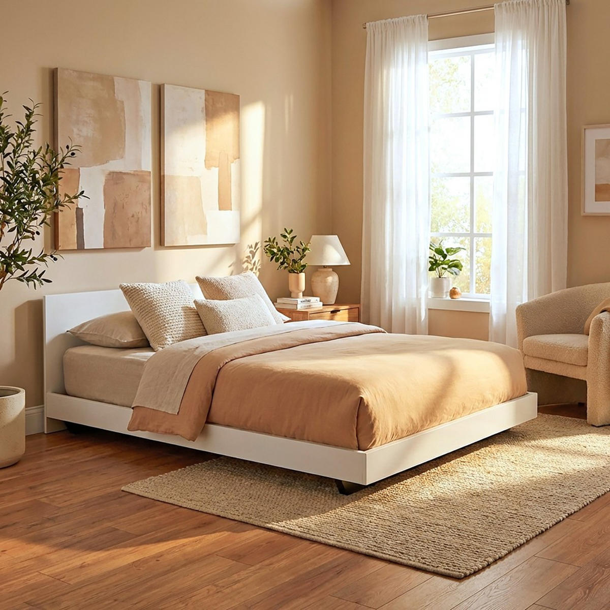 BETT LOFT + LATTENROST + KOPFTEIL / BETT 140x190 - Weiß - Weiß, Holzwerkstoff (140/189cm) - Weber Industries