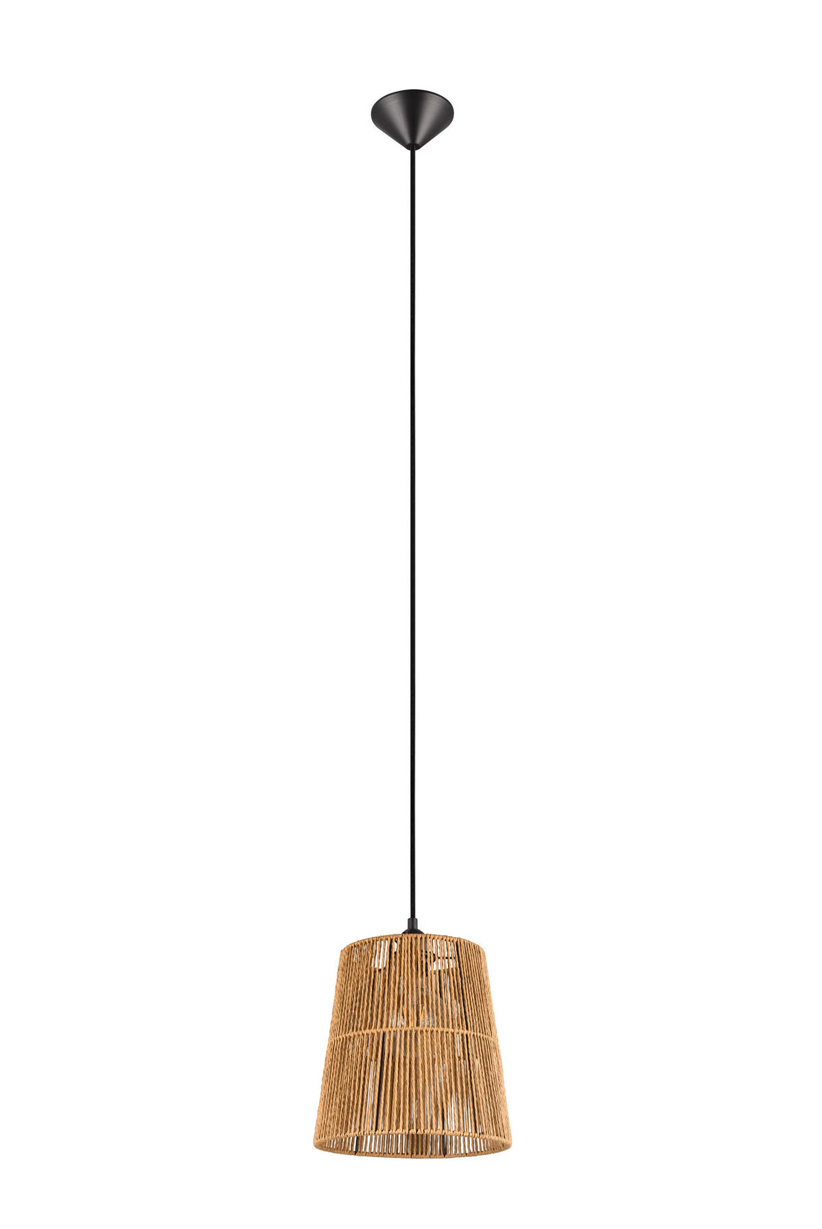 HÄNGELAMPE HOLM - Braun - 24/24/150 cm - Braun, Papier (24/24/150cm) - Trio Leuchten