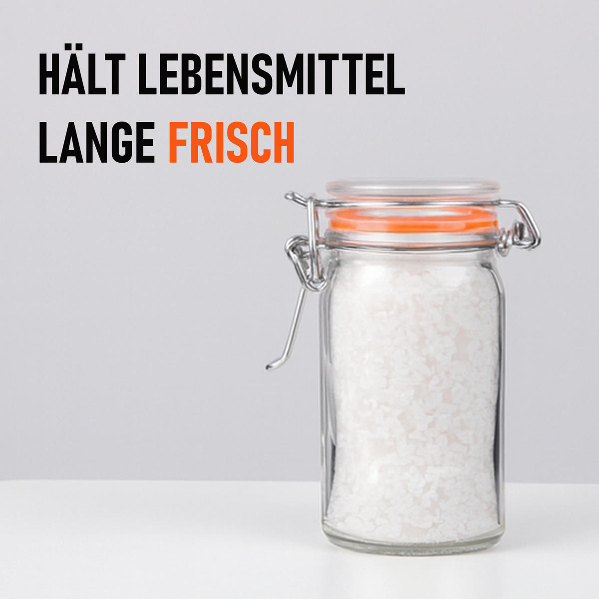 EINMACHGLAS-SET mit Bügelverschluss 70ml 2er-Pack - Transparent, Glas (0.07L)