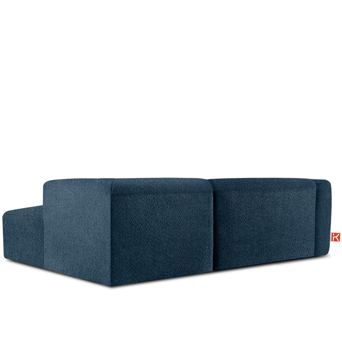 ECKSOFA RECHTS BUFFO, Marineblau - Dunkelblau, Holz/Holzwerkstoff (225/176cm) - KONSIMO®