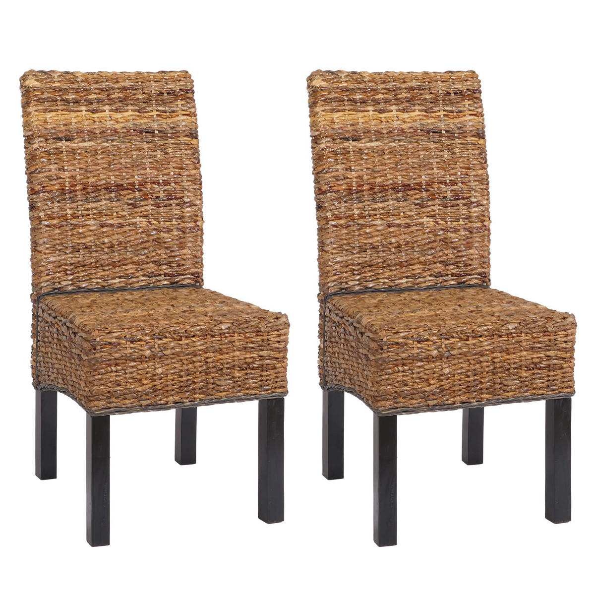 ESSZIMMERSTUHL Dunkelbraun 2er-Set - Dunkelbraun, Holz (46/96/41cm) - MCW