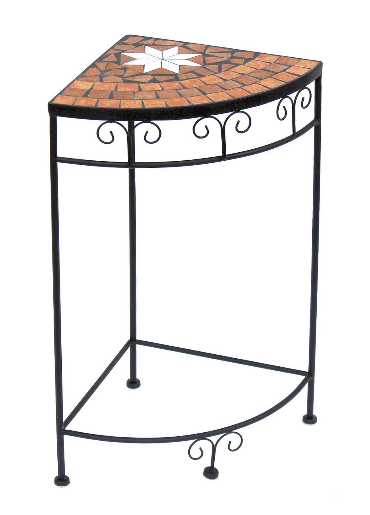 BLUMENHOCKER Metall Mosaik 62 cm 12013 L - Schwarz, Metall (30/62/30cm) - DanDiBo