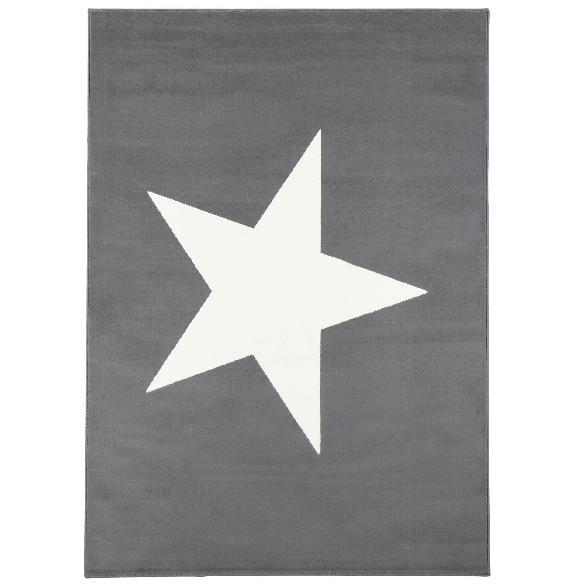 KINDER UND JUGEND TEPPICH TRENDLINE STERN - Anthrazit, Textil (140/200cm) - Pergamon