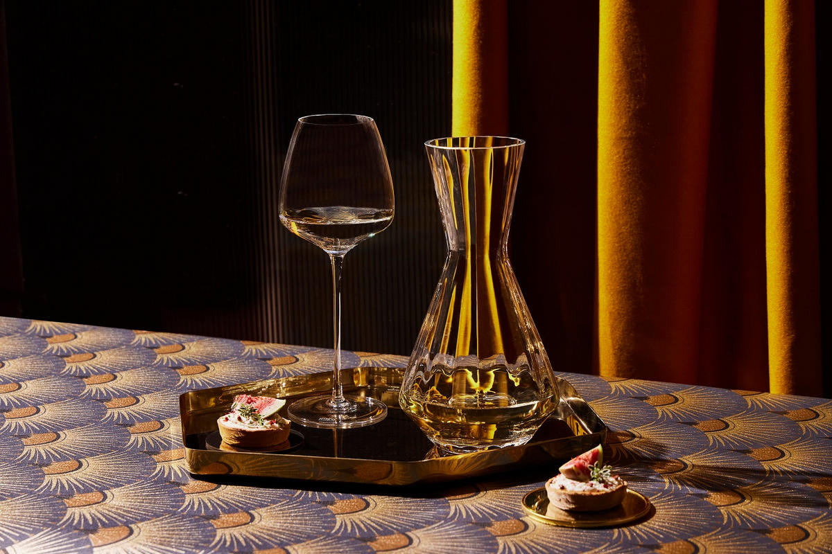 KARAFFE, 1200 ml, Handgemacht - Transparent, Glas (1.2L) - Krosno Glass