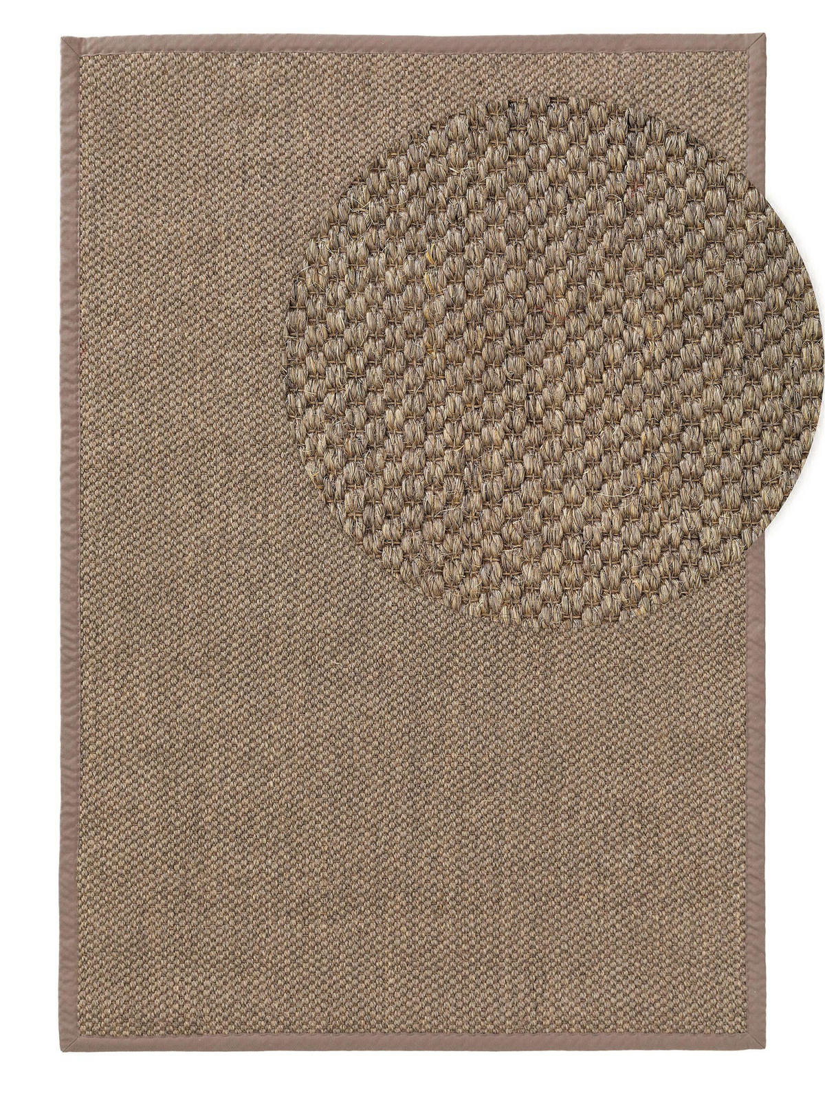 SISALTEPPICH Greta Grau 120x180 cm - Grau, Textil (120/180cm) - benuta Pure