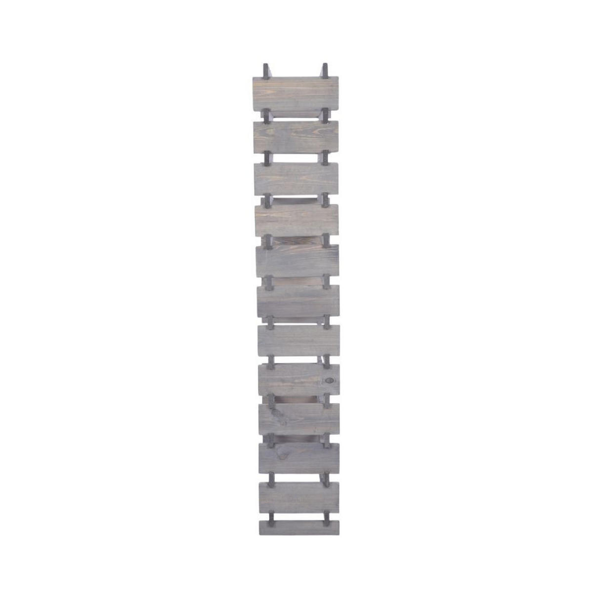 WEINREGAL VINOTECA FLEX PRO HxBxT 163x65x28cm 72 Flaschen auf 12 Ebenen Grau - Grau, Holz (65/163/28cm) - PROREGAL