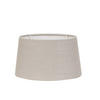 LAMPENSCHIRM Livigno Grau 25/21/14 cm - Grau, Textil (25/21/14cm) - Light & Living
