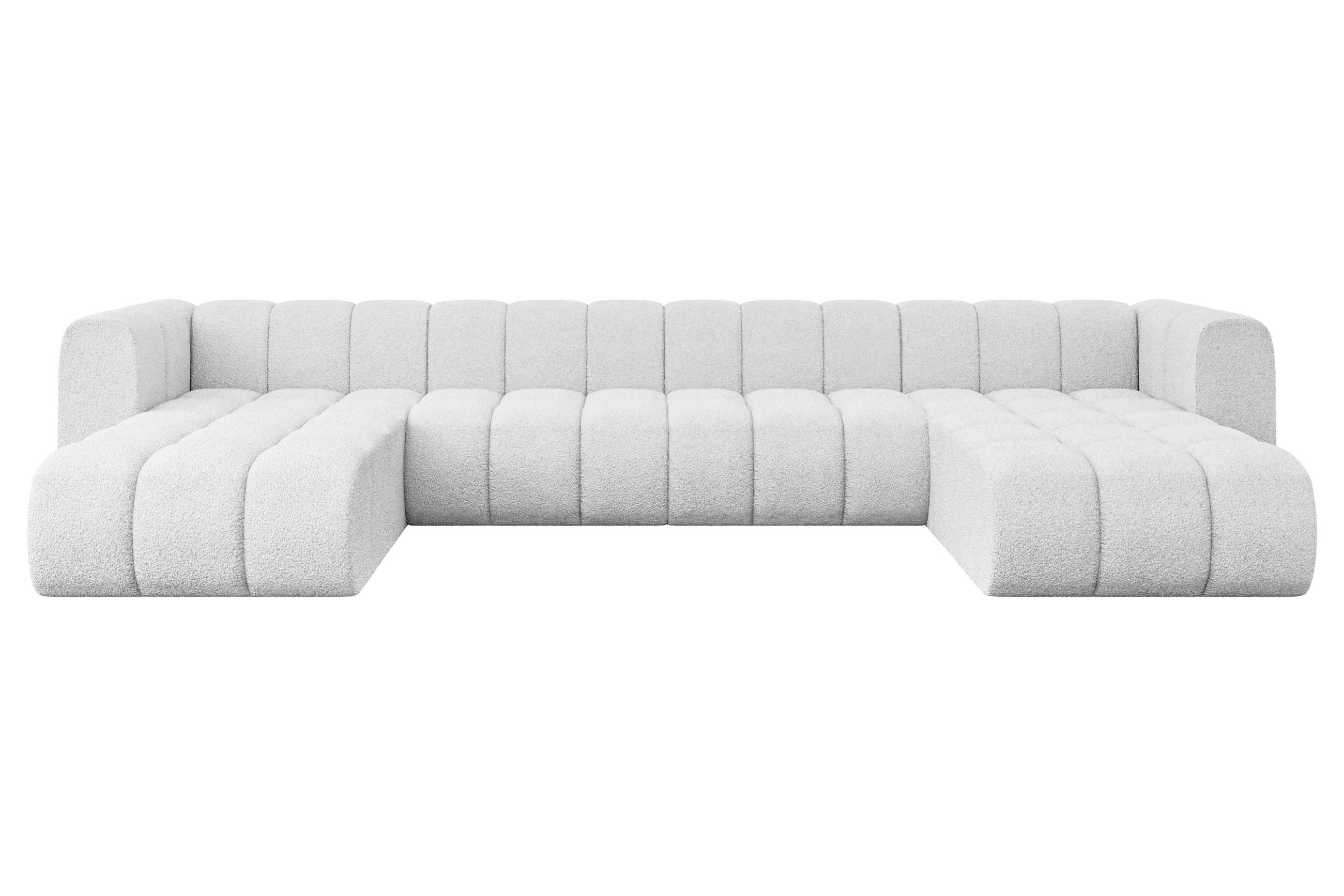 Altdecor Wohnlandschaft Weiß 410x70x177 cm
