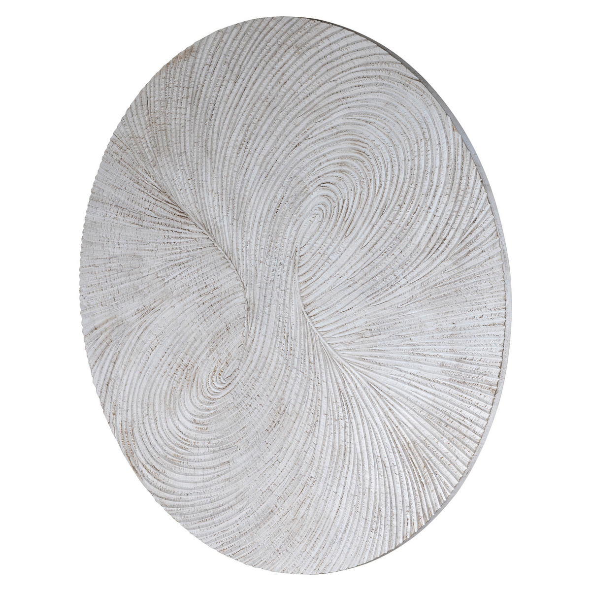 WANDPANEEL Wiktor Weiß 180/3.5/180cm - Weiß, Holz (3.5/180/180cm) - PTMD Collection