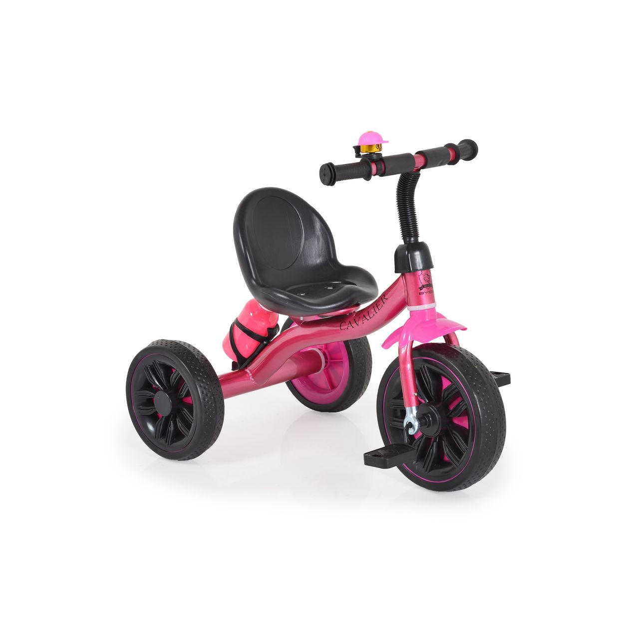 DREIRAD Cavalier Lux pink Flaschenhalterung mit Trinkflasche EVA-Reifen - Rosa, Metall (72/46/62cm)