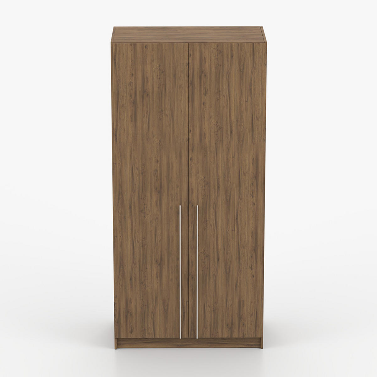 SCHRANK mit Schwenktüren ROSA III 2D 100/210/55, 2-türig, Nussbaum - Kaschmir/Nussbaumfarben, Holzwerkstoff (100/210/55cm) - imoebel24