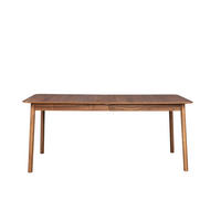 ESSTISCH Glimps Ausziehbarer 180/240x90 cm Walnuss - Braun, Holz (180/90/76cm) - Zuiver