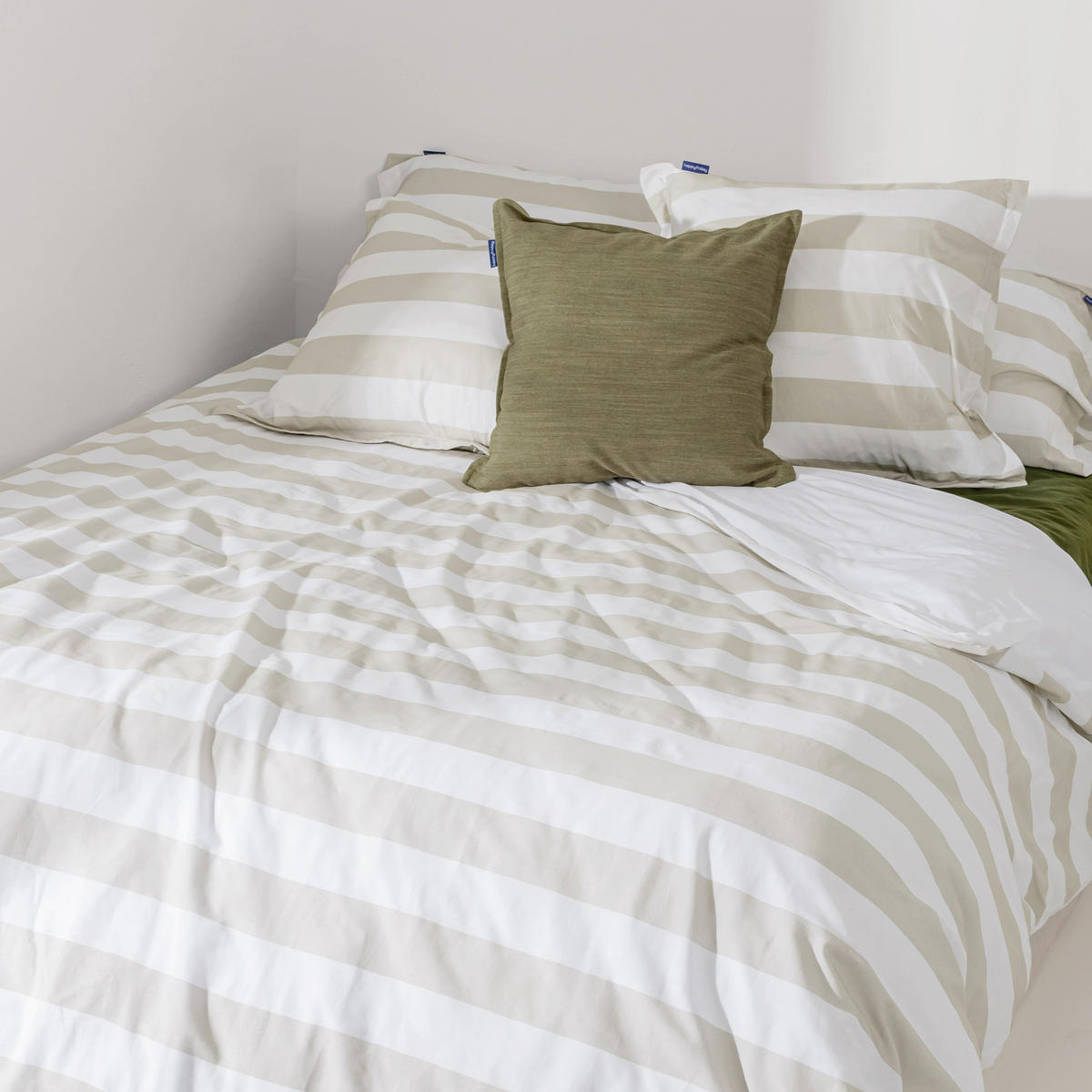 BETTBEZUG breton 135/140x200 cm (standardgrösse) beige - Beige, Textil (140/200cm) - Happy Friday