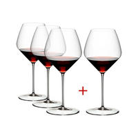 PINOT NOIR / NEBBIOLO WEINGLÄSER Veloce transparent 763 ml 4er Set - Transparent, Glas (0.763L) - Riedel