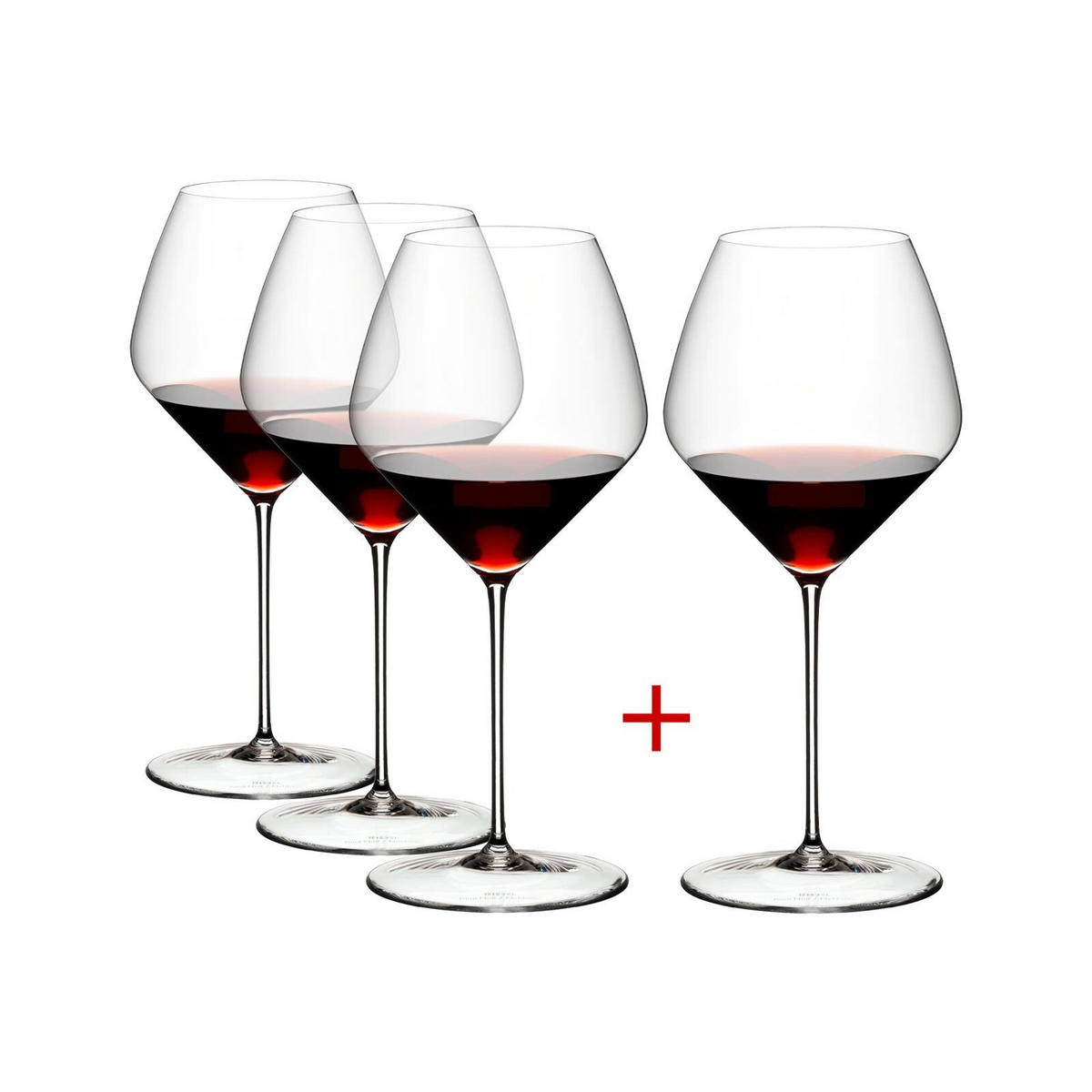 PINOT NOIR / NEBBIOLO WEINGLÄSER Veloce transparent 763 ml 4er Set - Transparent, Glas (0.763L) - Riedel