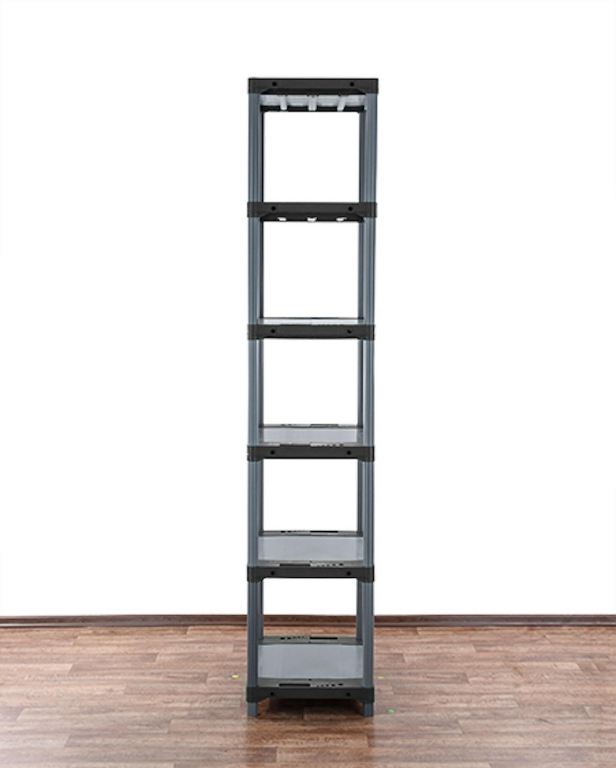 KUNSTSTOFFREGAL GREY BEAR Extra-Tall 220x70x46cm Fachlast 120kg Grau - Grau, Kunststoff (70/222/46cm) - PROREGAL