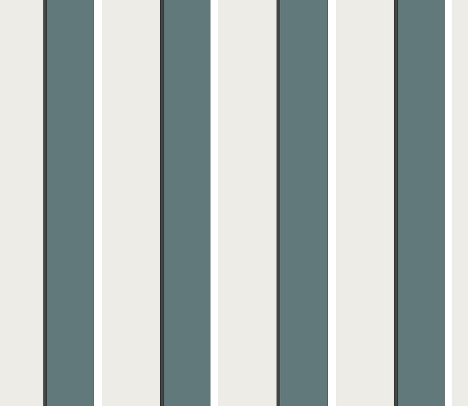 TAPETE Streifen 53 cm x 10 m - Grün, Papier (53/1000cm) - Sanders & Sanders