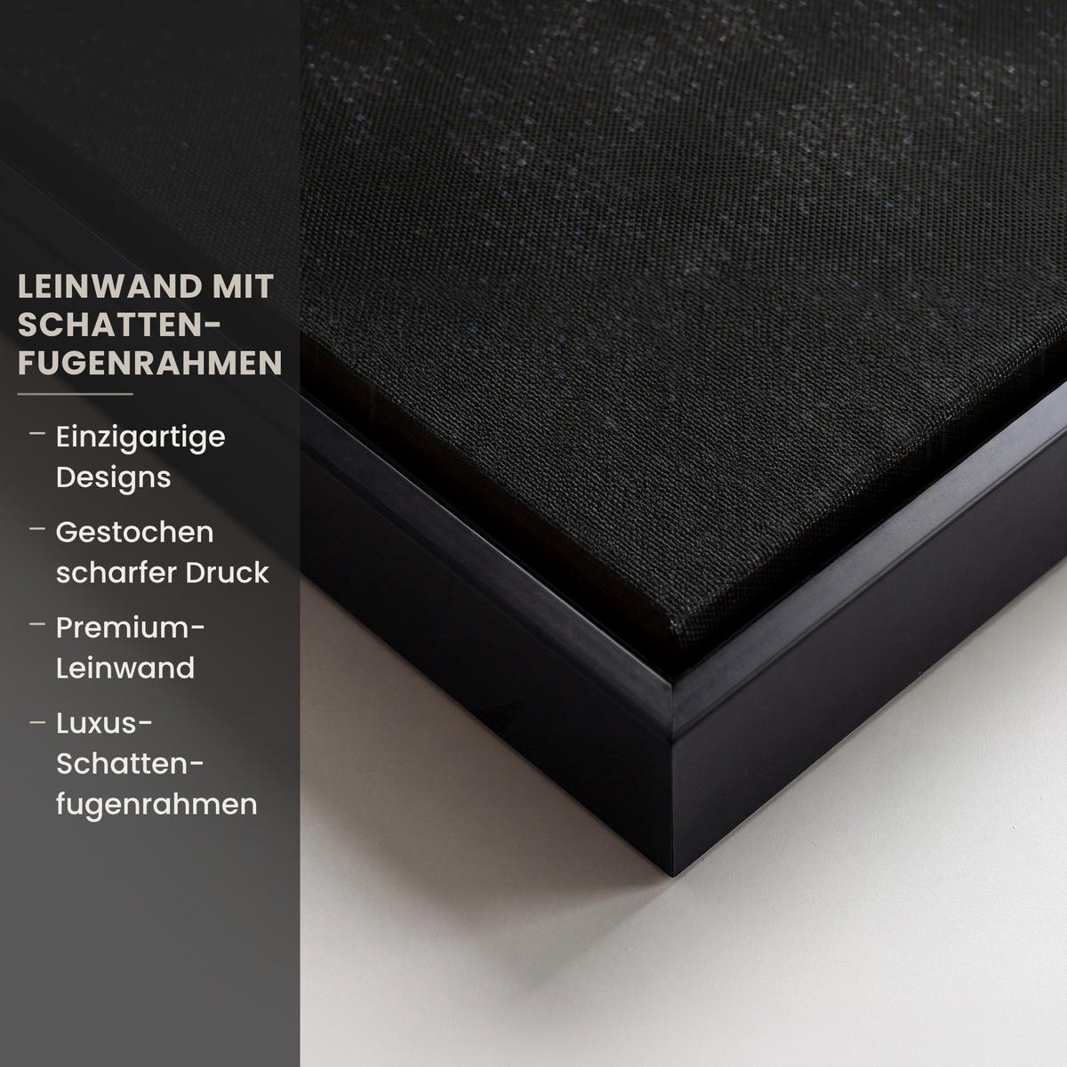 LEINWAND Bilder mit Rahmen - Abstrakt - Japandi - Beige - Modern - 60x90 - Schwarz, Textil (60/90cm) - MuchoWow