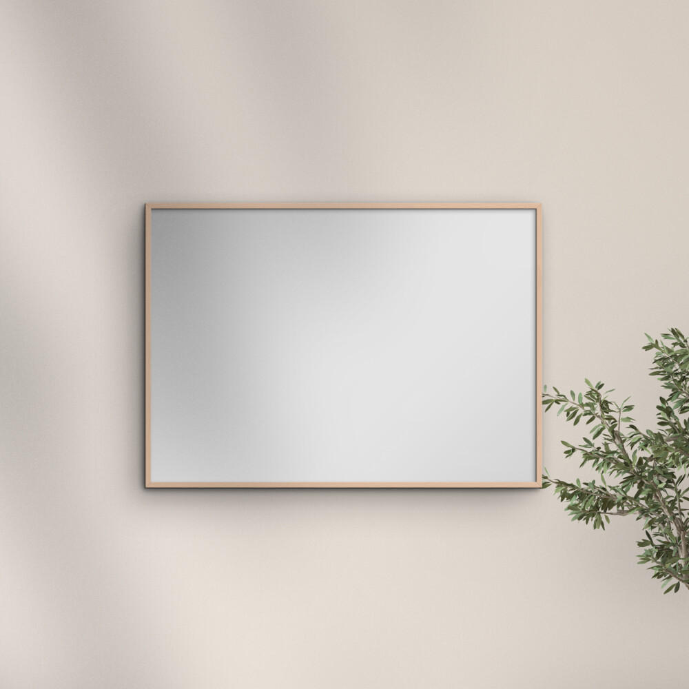SPIEGEL - Rosafarbenes Holz - Rosa, Holz/Papier (21/29.7/2cm) - Poster&Frame