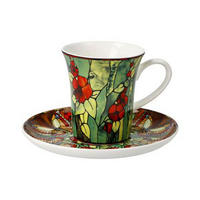 ESPRESSOTASSE Tiffany -Schmetterlinge, Fine Bone China - Multicolor, Keramik (0.1L) - Goebel