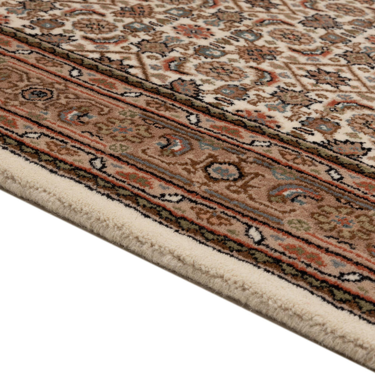 ORIENTTEPPICH Indo Herati, klassisch, strapazierfähig 170x240 cm - Creme, Textil (170/240cm) - Rug and Roll