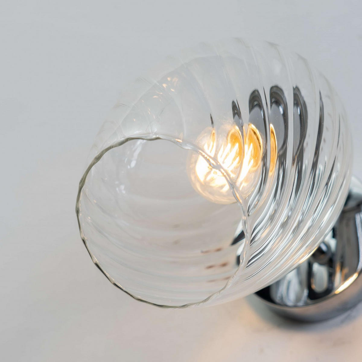 WANDLEUCHTE Cassia, Transparant, 23cm - Transparent, Glas (14/23/22cm) - KOSILUM