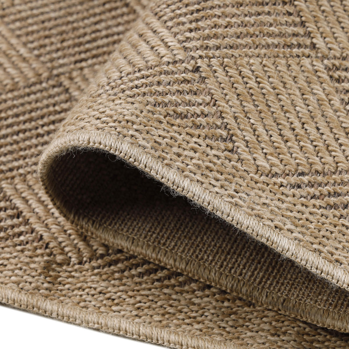TEPPICH Outdoor Flachgewebe Vintage Polypropylen Balkon Schwarz Rechteckig 200x290 - Schwarz, Textil (200/290cm) - KADIMA DESIGN