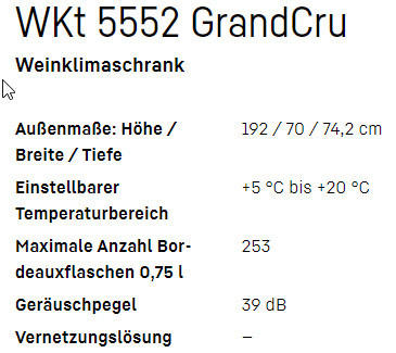 Weinkühlschrank - Liebherr