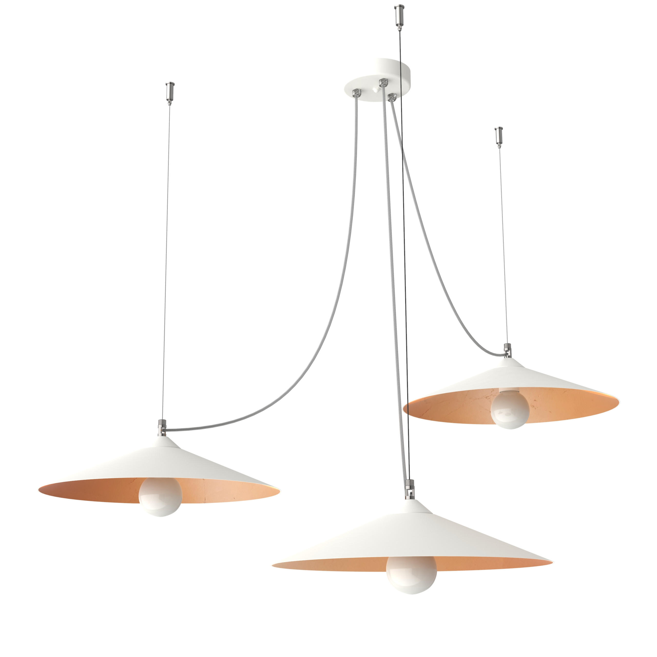 HÄNGELEUCHTE - Kupferfarben, Metall (40/40/9cm) - Lumicom