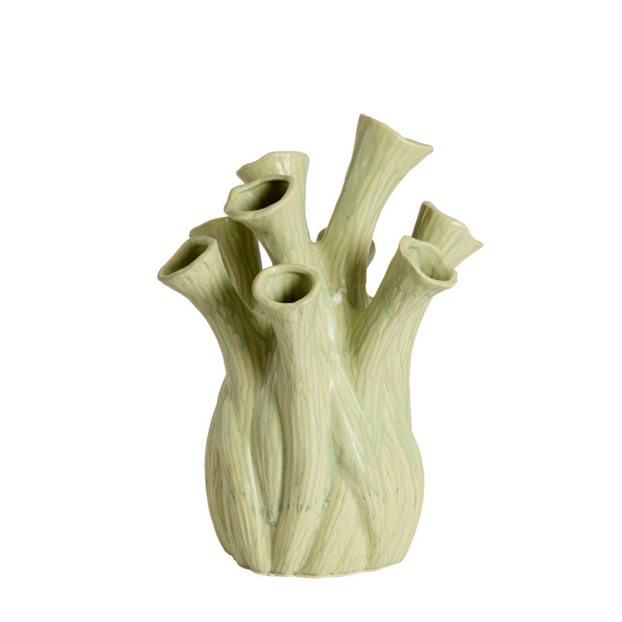 Light & Living Vase Grün 34.5 cm
