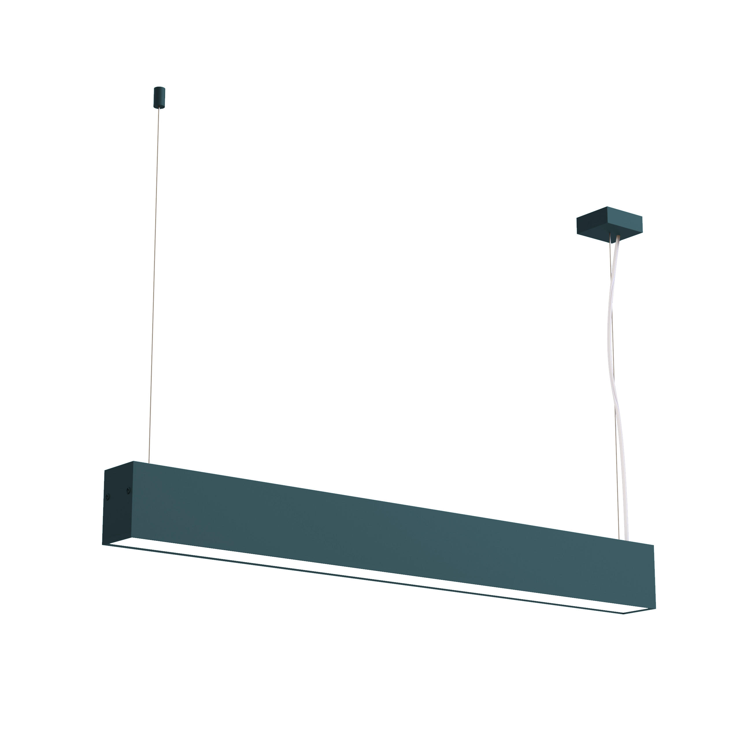 Lumicom Led-Hängeleuchte Blau 60x6.3x4.5 cm