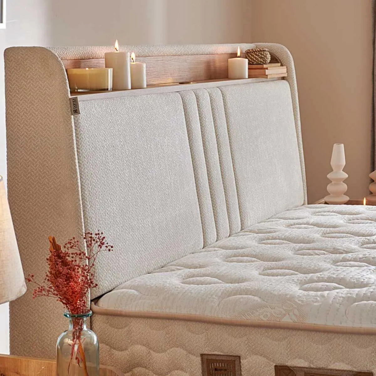 BOXBETT Capadocia Set 160x200 - Beige, Holz (160/200cm) - Gowoll