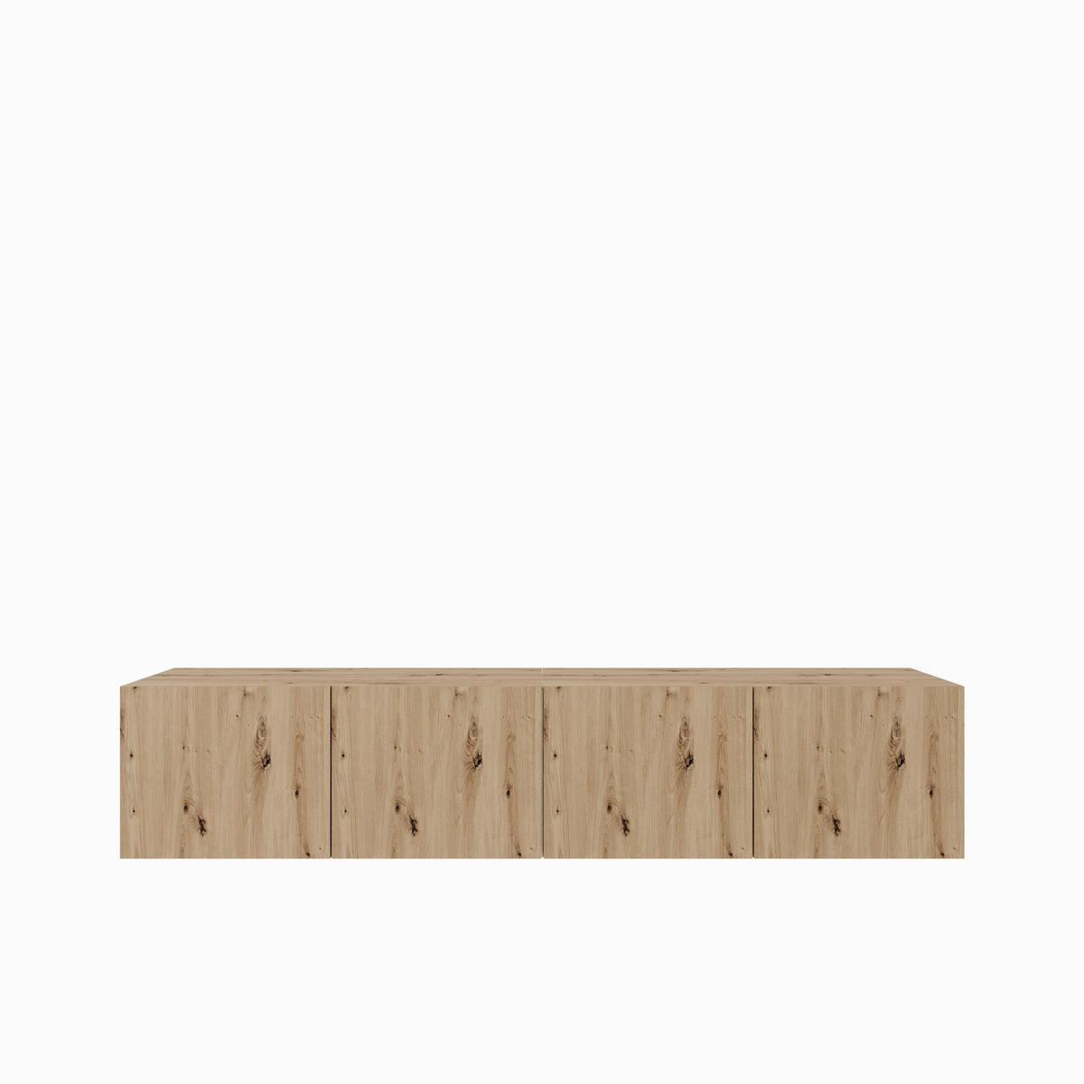 TV-SCHRANK Leo 200 cm (2x100) viertürig, artisan - Eiche Artisan, Kunststoff (200/40/41cm) - Margaret Hadas24