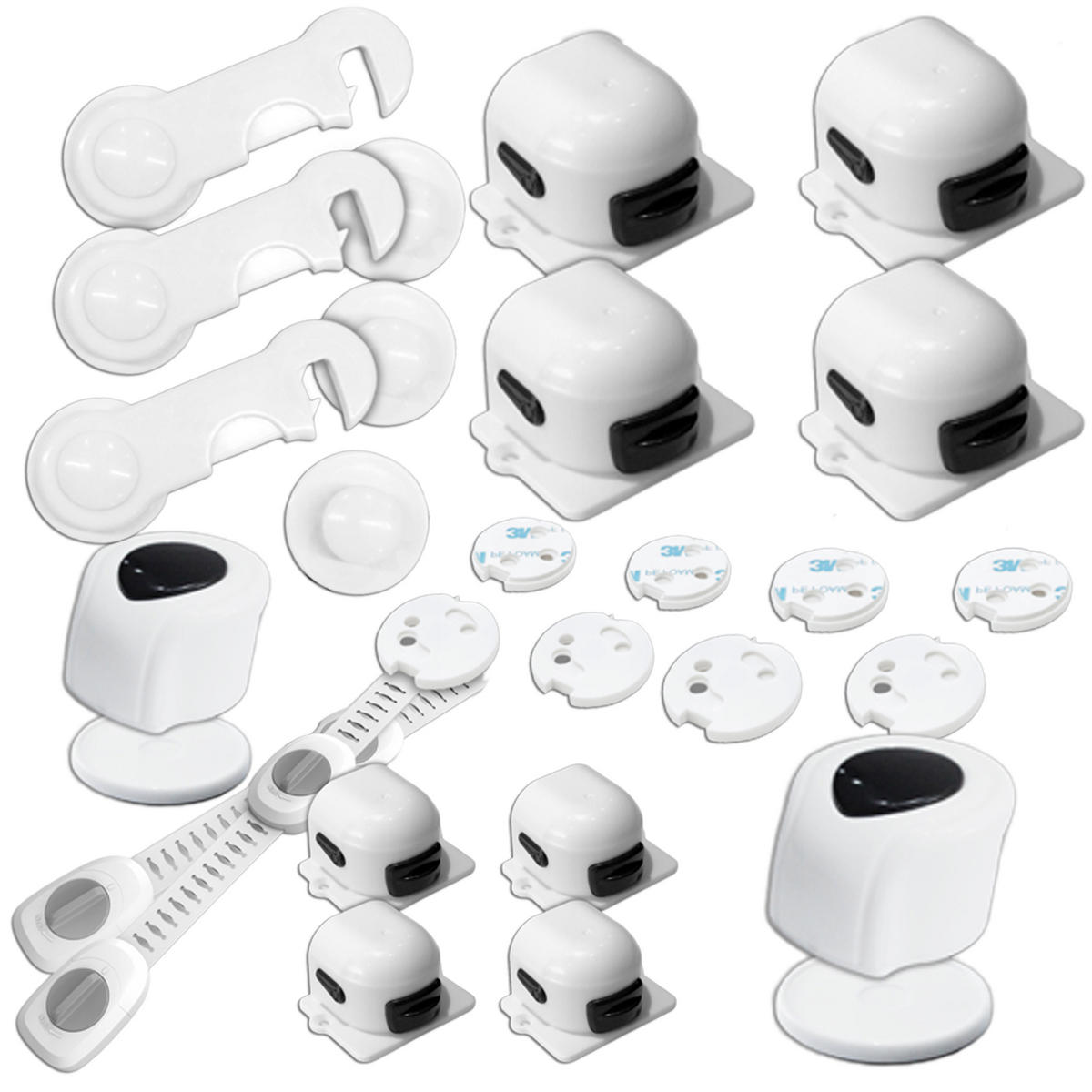 KINDERSICHERUNG Multisicherung - Weiß, Kunststoff (3/10cm)