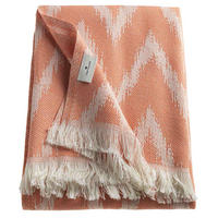 SOMMERDECKE ZIGZAG - Dunkelorange, Textil (140/180cm) - Tom Tailor
