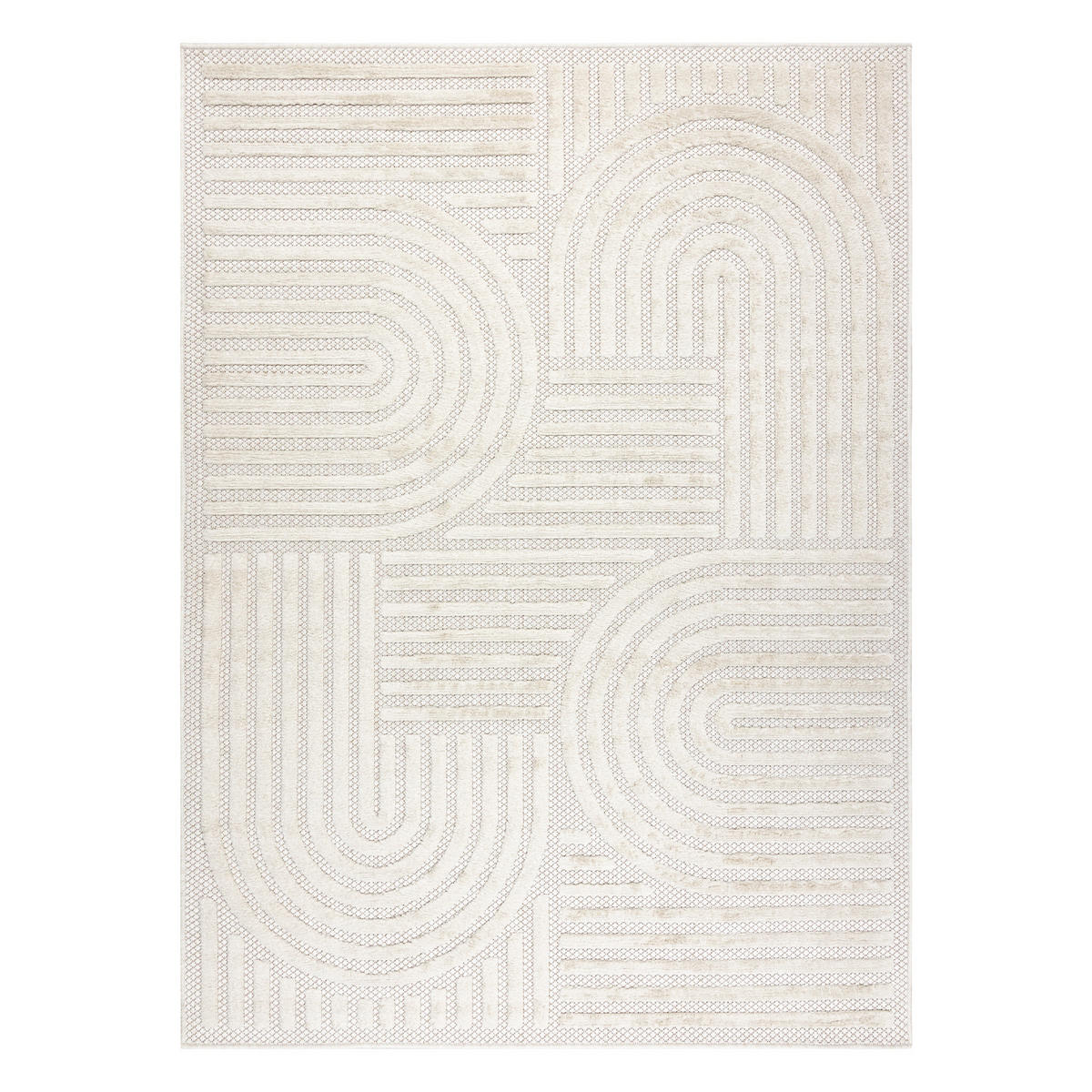 TEPPICH Santo 140/190 cm - Weiß, Textil (140/190cm) - rugsX