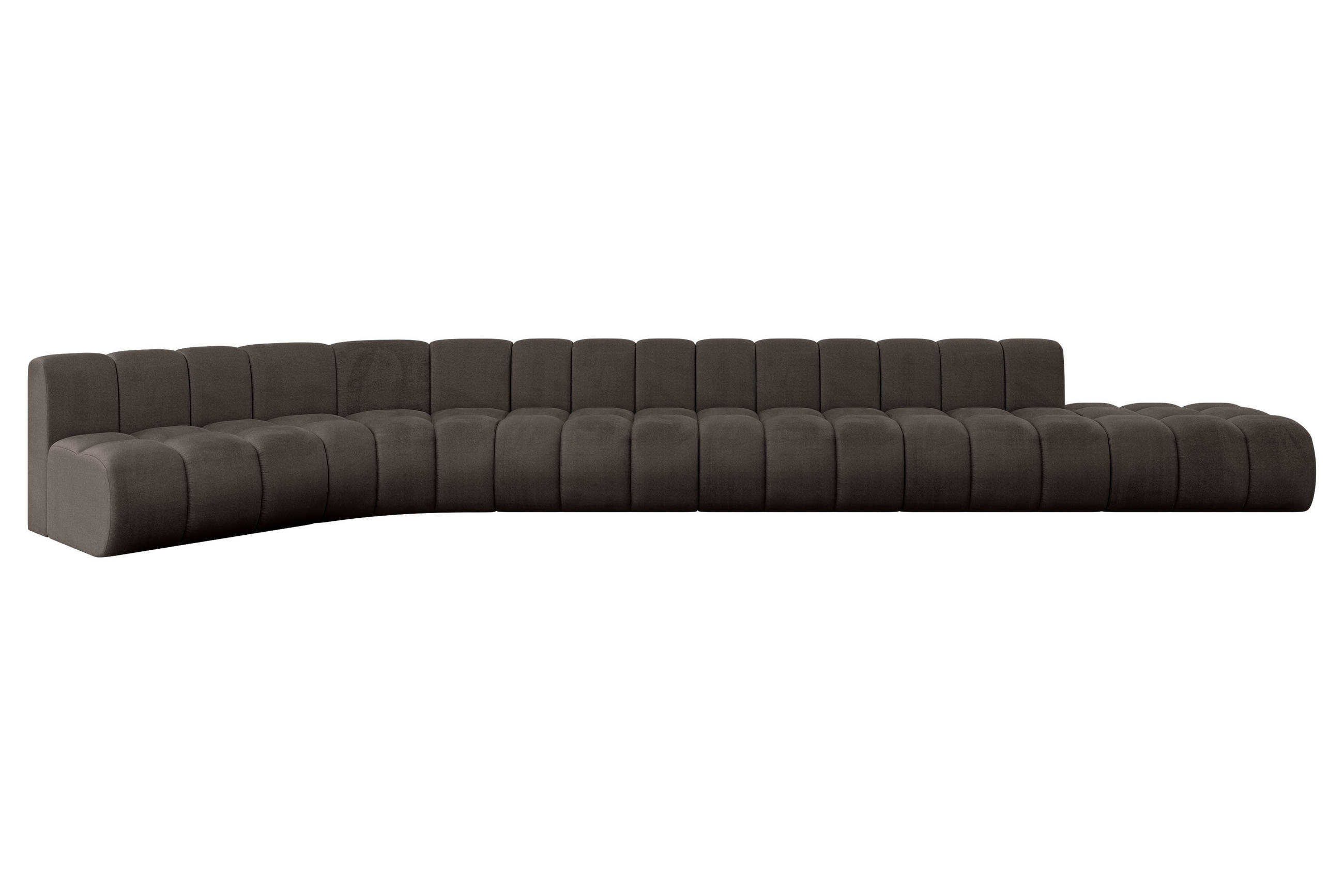Altdecor Ecksofa Braun 562x174 cm