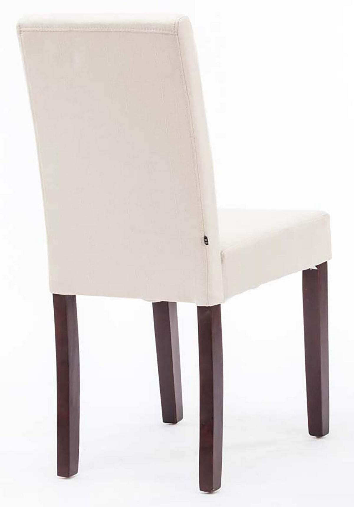 ESSZIMMERSTUHL Ines Stoff, Gestell Holz Cappuccino Creme - Naturfarben/Cappuccino, Holz/Textil (41/91/47cm) - TPFLiving