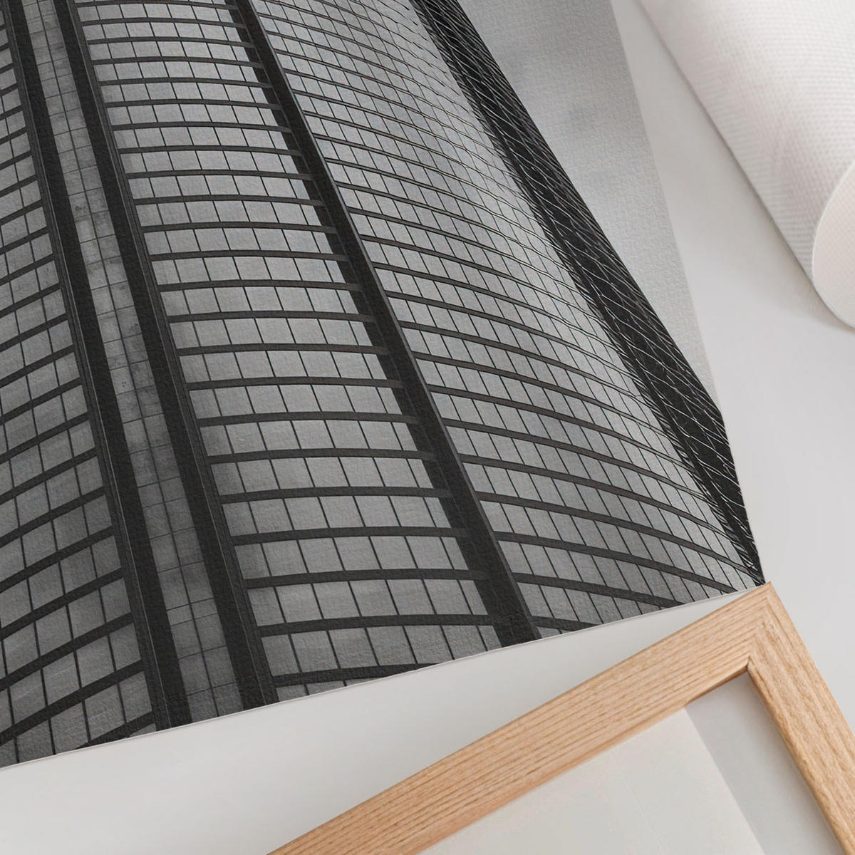POSTER - 29x42 cm - Elowen - Stadtarchitektur - Schwarz, Textil (29/42/0.1cm) - TULUP