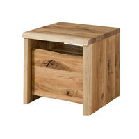 NACHTTISCH Wildeiche 45x45x45 natur geölt PURE OAK #117 - Braun, Holz (45/45/45cm) - Massivmoebel24
