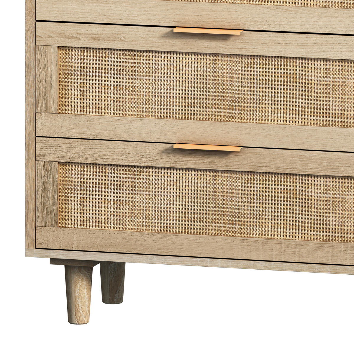 MEHRZWECKSCHRANK Naturton 130/40/75 cm - Hellbraun, Holzwerkstoff (40/75/130cm) - Urban Meuble